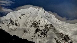 Late afternoon view of Annapurna 3 (7'555 m)  from Annapurna Base Camp.