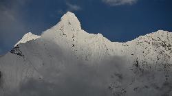 View from Annapurna Base Camp to other, less known peaks that surround us on all sides.