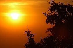 Nagarkot is famous for its sunsets; and does not disappoint us.