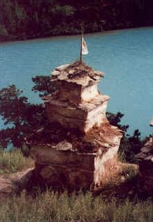 chorten at the Bon monastery