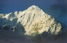 Nilgiri north face in the morning sun