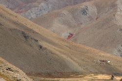 The monastery above Do village in the Tarap valley is visible from far away and stands out on the ochre hillsides.