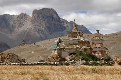 Looking back from Charkha towards Mola pass.