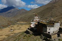 View from Do monastery up the Tarap valley.