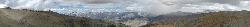 Panorama of Upper Dolpo landscape on the way to Namgung.