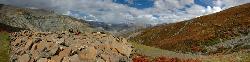 Panorama of hillsides near Namgung.