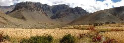 Panorama of Shipchok valley in Upper Dolpo.