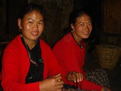 Sitting in the simple but cozy living room in Rike and gossiping in broken Tibetan.