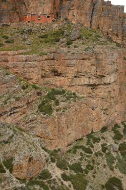 Tsekang Dechen monastery is an impressive sight from all directions.