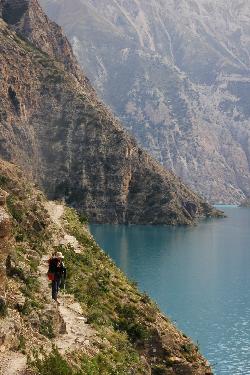 Hester above Phuksumdo lake.