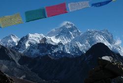 From Gokyo Ri the views of Everest and Lhotse are stunning; revealing more than Kala Patar even though not being as close as from Kala Patar.
