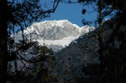 Kokthang forms the border of Nepal.