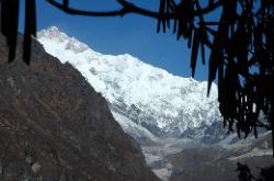 Goecha La seems a distant past already; and the proportions of the 3rd highest peak become clear only from far away.