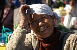 Friendly faces at the market.