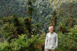 Waterfalls and colourful plants are dominant features on the first day of walking.