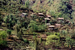 Beautiful hamlets on terraced hillsides