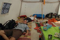 ... and more relaxing in the dining tent in luxury and style. What a contrast to my previous and next trek in Sikkim where it was cold and tough but also enjoyable.