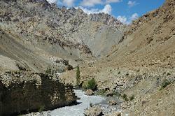 We planned a different route; but bad weather forced us to change them and now we are returning to Panjila and then walk from there to Lamayuru.