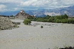 Stagnak; the tiger's monastery; rising above the Indus river.