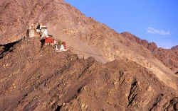 Old fort and monastery above Leh