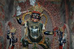 Statue of wrathful deity.