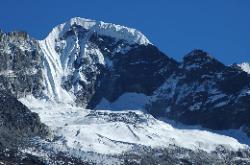 The shrinking glacier of Chungukang.