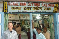 Back in Gangtok, a good haircut and shave followed by a hot bath are the first priority for me.