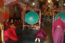 Ceremony in Ranka monastery.