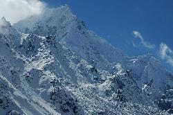 Siniolchu: a formidable figure of ice and snow overlooks the Zemu glacier.